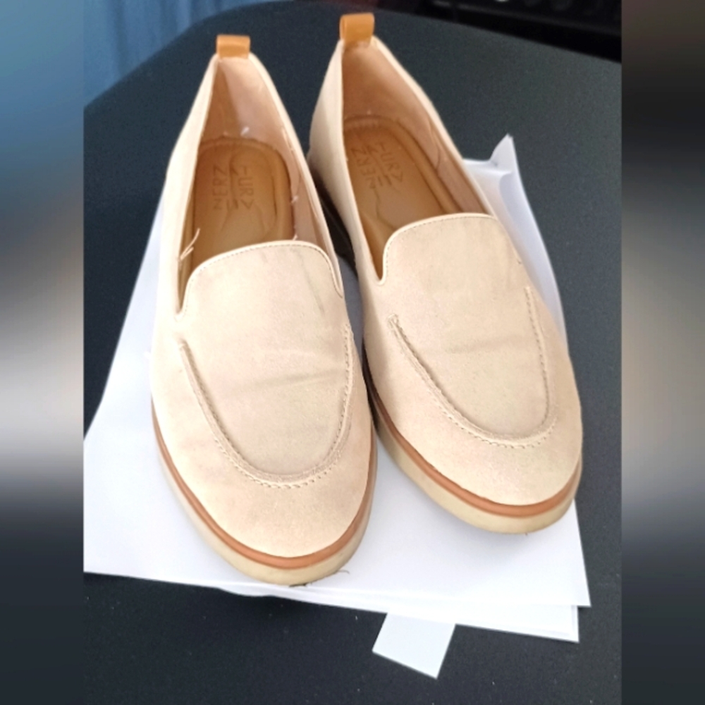 Zara Cream Flats with Modern Platform Design